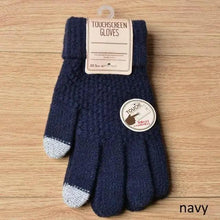 Load image into Gallery viewer, Classic Knitted Fingerless Winter Unisex Outdoor Gloves For Men Women Retro Soft Unisex Stretch Elastic Warm Half Finger Cycling Gloves