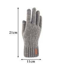 Load image into Gallery viewer, Classic Knitted Fingerless Winter Unisex Outdoor Gloves For Men Women Retro Soft Unisex Stretch Elastic Warm Half Finger Cycling Gloves