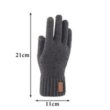 Load image into Gallery viewer, Classic Knitted Fingerless Winter Unisex Outdoor Gloves For Men Women Retro Soft Unisex Stretch Elastic Warm Half Finger Cycling Gloves