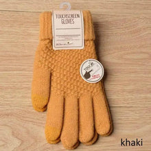 Load image into Gallery viewer, Classic Knitted Fingerless Winter Unisex Outdoor Gloves For Men Women Retro Soft Unisex Stretch Elastic Warm Half Finger Cycling Gloves