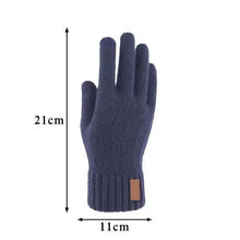 Load image into Gallery viewer, Classic Knitted Fingerless Winter Unisex Outdoor Gloves For Men Women Retro Soft Unisex Stretch Elastic Warm Half Finger Cycling Gloves