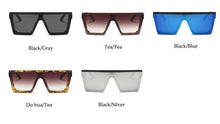 Load image into Gallery viewer, Classic Male Big Black Sunglasses For Men & Women New Fashionable Design New Mirror Pink Square Oversize Square Sunglasses for Women Men