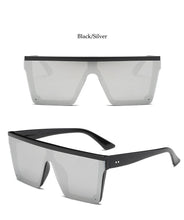 Load image into Gallery viewer, Classic Male Big Black Sunglasses For Men & Women New Fashionable Design New Mirror Pink Square Oversize Square Sunglasses for Women Men
