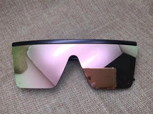 Load image into Gallery viewer, Classic Male Big Black Sunglasses For Men & Women New Fashionable Design New Mirror Pink Square Oversize Square Sunglasses for Women Men