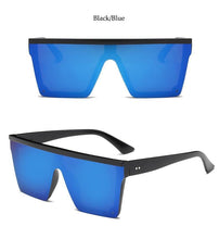 Load image into Gallery viewer, Classic Male Big Black Sunglasses For Men & Women New Fashionable Design New Mirror Pink Square Oversize Square Sunglasses for Women Men