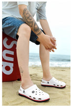 Load image into Gallery viewer, Classic Men Clogs Slippers Soft Bottom Beach Fashion Clogs Men Sandals Comfortable Breathable Ankle-Wrap Anti-Slip Casual Water Shoe Beach Shower Sandals Summer Slippers