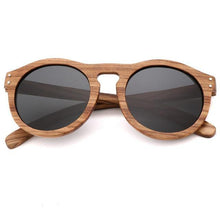 Load image into Gallery viewer, Classic Style Wood Retro Style Sunglasses For Men And Women Sunglasses Stylish New Frames Round Shape Sunglasses Frame Round Polarized