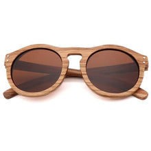 Load image into Gallery viewer, Classic Style Wood Retro Style Sunglasses For Men And Women Sunglasses Stylish New Frames Round Shape Sunglasses Frame Round Polarized