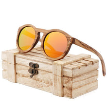 Load image into Gallery viewer, Classic Style Wood Retro Style Sunglasses For Men And Women Sunglasses Stylish New Frames Round Shape Sunglasses Frame Round Polarized