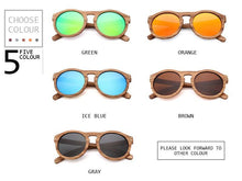 Load image into Gallery viewer, Classic Style Wood Retro Style Sunglasses For Men And Women Sunglasses Stylish New Frames Round Shape Sunglasses Frame Round Polarized