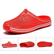 Load image into Gallery viewer, Classic Women Shoes Beach Closed Toe Slippers Unisex Hollow Out Casual Couple Flip Flops Garden Clogs Non-slide Men And Women Slippers