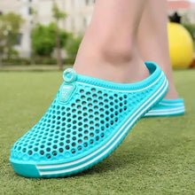 Load image into Gallery viewer, Classic Women Shoes Beach Closed Toe Slippers Unisex Hollow Out Casual Couple Flip Flops Garden Clogs Non-slide Men And Women Slippers