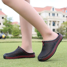 Load image into Gallery viewer, Classic Women Shoes Beach Closed Toe Slippers Unisex Hollow Out Casual Couple Flip Flops Garden Clogs Non-slide Men And Women Slippers