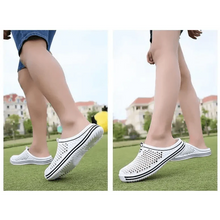 Load image into Gallery viewer, Classic Women Shoes Beach Closed Toe Slippers Unisex Hollow Out Casual Couple Flip Flops Garden Clogs Non-slide Men And Women Slippers