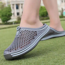 Load image into Gallery viewer, Classic Women Shoes Beach Closed Toe Slippers Unisex Hollow Out Casual Couple Flip Flops Garden Clogs Non-slide Men And Women Slippers
