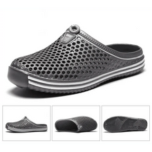 Load image into Gallery viewer, Classic Women Shoes Beach Closed Toe Slippers Unisex Hollow Out Casual Couple Flip Flops Garden Clogs Non-slide Men And Women Slippers