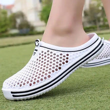 Load image into Gallery viewer, Classic Women Shoes Beach Closed Toe Slippers Unisex Hollow Out Casual Couple Flip Flops Garden Clogs Non-slide Men And Women Slippers