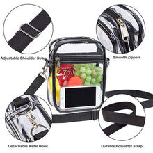Load image into Gallery viewer, Clear Crossbody Purse Bag