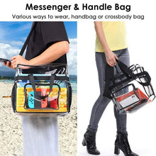 Load image into Gallery viewer, Clear Transparent Shoulder Bag Stadium Approved