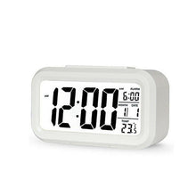 Load image into Gallery viewer, Clocks LED Wooden Alarm Clock Watch Wooden Wood Clock New Version LED Alarm Digital Desk Clock Adjustable Brightness, Alarm Time, Displays Time Date Temperature Table Voice Control Digital Wood Electronic Desktop Table