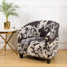 Load image into Gallery viewer, Club Chair Cover Armchair Slipcover Geometric Printed Small Sofa Covers Protect For Pets Chair Decoration Chair Slipcover Decoration Club Chair Cover Spandex Elastic Armchair Slipcover Geometric Printed Small Sofa Covers Protect For Living Room Hotel Bar
