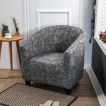 Load image into Gallery viewer, Club Chair Cover Armchair Slipcover Geometric Printed Small Sofa Covers Protect For Pets Chair Decoration Chair Slipcover Decoration Club Chair Cover Spandex Elastic Armchair Slipcover Geometric Printed Small Sofa Covers Protect For Living Room Hotel Bar