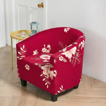 Load image into Gallery viewer, Club Chair Cover Armchair Slipcover Geometric Printed Small Sofa Covers Protect For Pets Chair Decoration Chair Slipcover Decoration Club Chair Cover Spandex Elastic Armchair Slipcover Geometric Printed Small Sofa Covers Protect For Living Room Hotel Bar