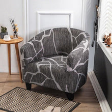 Load image into Gallery viewer, Club Chair Cover Armchair Slipcover Geometric Printed Small Sofa Covers Protect For Pets Chair Decoration Chair Slipcover Decoration Club Chair Cover Spandex Elastic Armchair Slipcover Geometric Printed Small Sofa Covers Protect For Living Room Hotel Bar