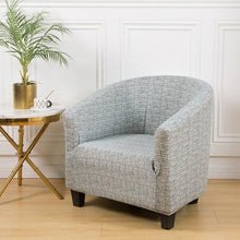 Load image into Gallery viewer, Club Chair Cover Armchair Slipcover Geometric Printed Small Sofa Covers Protect For Pets Chair Decoration Chair Slipcover Decoration Club Chair Cover Spandex Elastic Armchair Slipcover Geometric Printed Small Sofa Covers Protect For Living Room Hotel Bar