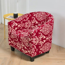 Load image into Gallery viewer, Club Chair Cover Armchair Slipcover Geometric Printed Small Sofa Covers Protect For Pets Chair Decoration Chair Slipcover Decoration Club Chair Cover Spandex Elastic Armchair Slipcover Geometric Printed Small Sofa Covers Protect For Living Room Hotel Bar
