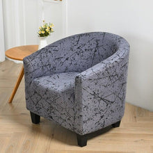 Load image into Gallery viewer, Club Chair Cover Armchair Slipcover Geometric Printed Small Sofa Covers Protect For Pets Chair Decoration Chair Slipcover Decoration Club Chair Cover Spandex Elastic Armchair Slipcover Geometric Printed Small Sofa Covers Protect For Living Room Hotel Bar