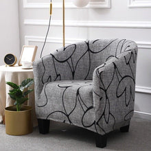 Load image into Gallery viewer, Club Chair Cover Armchair Slipcover Geometric Printed Small Sofa Covers Protect For Pets Chair Decoration Chair Slipcover Decoration Club Chair Cover Spandex Elastic Armchair Slipcover Geometric Printed Small Sofa Covers Protect For Living Room Hotel Bar