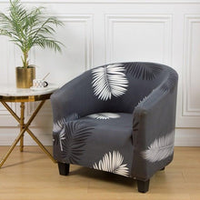 Load image into Gallery viewer, Club Chair Cover Armchair Slipcover Geometric Printed Small Sofa Covers Protect For Pets Chair Decoration Chair Slipcover Decoration Club Chair Cover Spandex Elastic Armchair Slipcover Geometric Printed Small Sofa Covers Protect For Living Room Hotel Bar