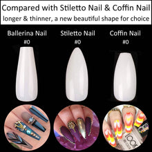 Load image into Gallery viewer, Coffin Long Fake Nails