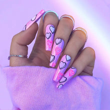 Load image into Gallery viewer, Coffin Long Fake Nails