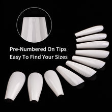 Load image into Gallery viewer, Coffin Long Fake Nails