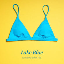 Load image into Gallery viewer, Colorful Bikini Thong Swimwear Women Swimsuit Top And Bottoms T-Back Brazilian Swimming Women's Strappy Triangle Bikini Sets High Cut Cheeky Thong Bottom Swimsuits
