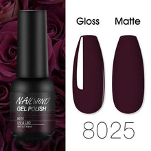 Load image into Gallery viewer, Colorful Glossy Gel Nail Polish 8ml Modern Permanent UV LED Nails Gel Luxury Fashion For Women and Girls Shine Design