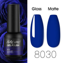Load image into Gallery viewer, Colorful Glossy Gel Nail Polish 8ml Modern Permanent UV LED Nails Gel Luxury Fashion For Women and Girls Shine Design