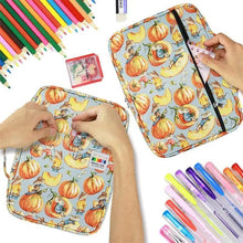 Load image into Gallery viewer, Colorful Large Capacity Pencil Bag Organizer Portable Multilayer Holder Big Pencil Bag