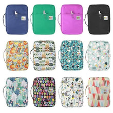 Load image into Gallery viewer, Colorful Large Capacity Pencil Bag Organizer Portable Multilayer Holder Big Pencil Bag