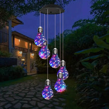 Load image into Gallery viewer, Colorful Lights Solar Wind Chimes for Outside