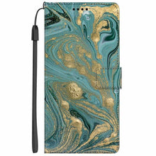 Load image into Gallery viewer, Colorful Marble Flip Leather Case For iPhone 11 12 13 Pro Max Cover iPhone12 Mini iphone12 iphone13 13pro Wallet Stand Marble Phone Covers Marble Flip Leather Phone Case Magnetic Kickstand Protective Cover
