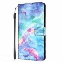 Load image into Gallery viewer, Colorful Marble Flip Leather Case For iPhone 11 12 13 Pro Max Cover iPhone12 Mini iphone12 iphone13 13pro Wallet Stand Marble Phone Covers Marble Flip Leather Phone Case Magnetic Kickstand Protective Cover