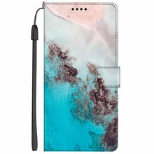 Load image into Gallery viewer, Colorful Marble Flip Leather Case For iPhone 11 12 13 Pro Max Cover iPhone12 Mini iphone12 iphone13 13pro Wallet Stand Marble Phone Covers Marble Flip Leather Phone Case Magnetic Kickstand Protective Cover