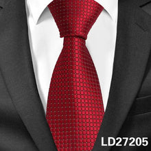 Load image into Gallery viewer, Colorful Men Necktie Business Wedding Fashion Various Colors Easy Match Ties For Men Men's Necktie Classic Tie Business Suit Accessory Elegant Tie