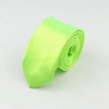 Load image into Gallery viewer, Colorful Men Polyester Slim Men Necktie Simple Design Party Necktie Wedding And Daily Wear Neck Ties