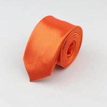 Load image into Gallery viewer, Colorful Men Polyester Slim Men Necktie Simple Design Party Necktie Wedding And Daily Wear Neck Ties