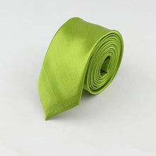 Load image into Gallery viewer, Colorful Men Polyester Slim Men Necktie Simple Design Party Necktie Wedding And Daily Wear Neck Ties