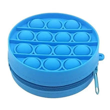 Load image into Gallery viewer, Colorful Stress Relief Squeeze Anti Stress Pop It Soft Pencil Case For Students Rainbow Color School Case